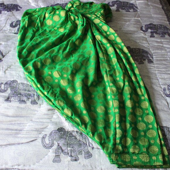 Pink & Green Salwar Suit - Picture 4 of 5